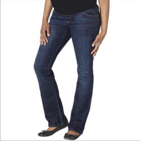 Liz Lange Denim - Liz Lange Dark Wash Maternity Jeans Size 6